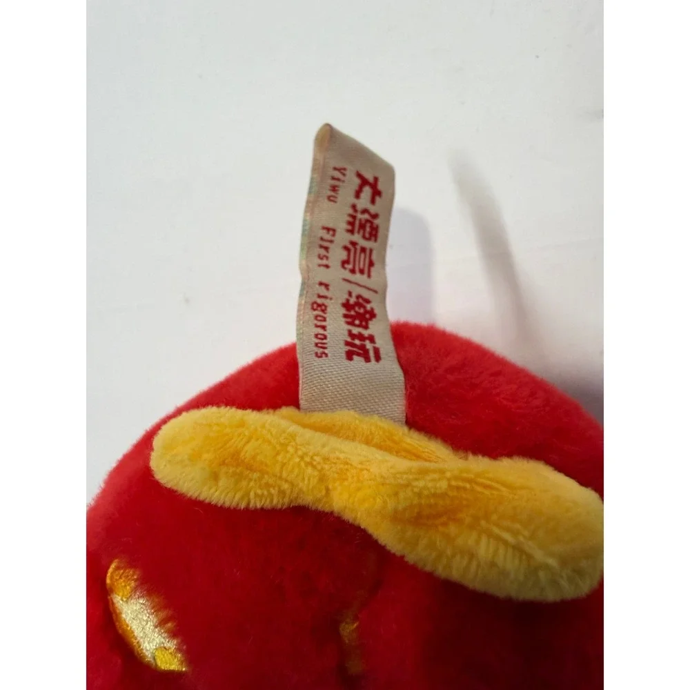 Baby Three Red Plush Doll Vinyl Face Art Toy